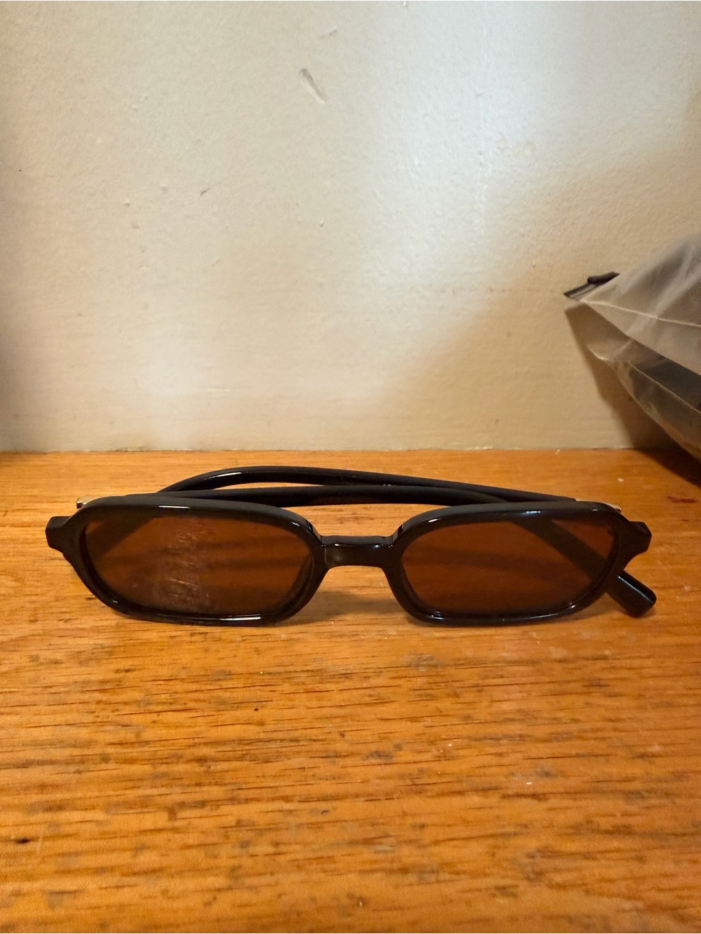 Black Rectangular Men's Sunglasses - Classic UV Shades